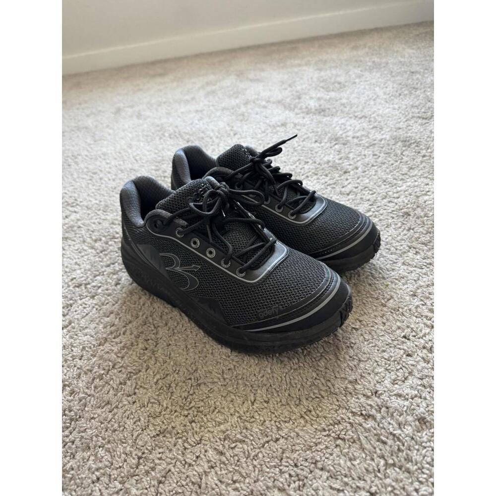 Gdefy Mens Size 9.5 Gravity Defyer Mighty Walk Athletic Black Shoes Comfort Fit - Picture 6 of 8